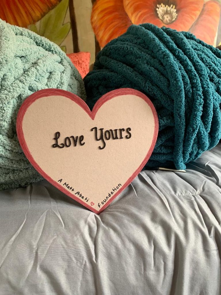 Blankets for the Mission sign